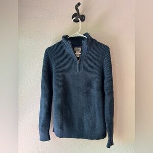 LL Bean men’s quarter zip sweater. Size small.
